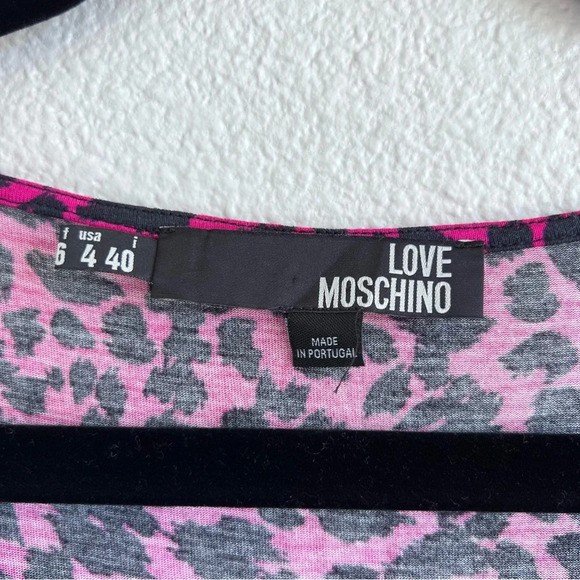 Love Moschino Cheetah Print Sleeveless Dress - Picture 4 of 13